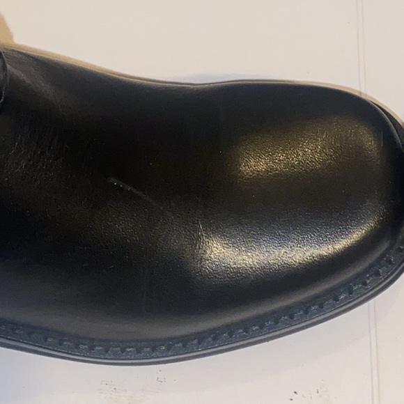 ♣️NWT Steve Madden Black Genuine Leather Harness Moto Boots - Picture 9 of 15